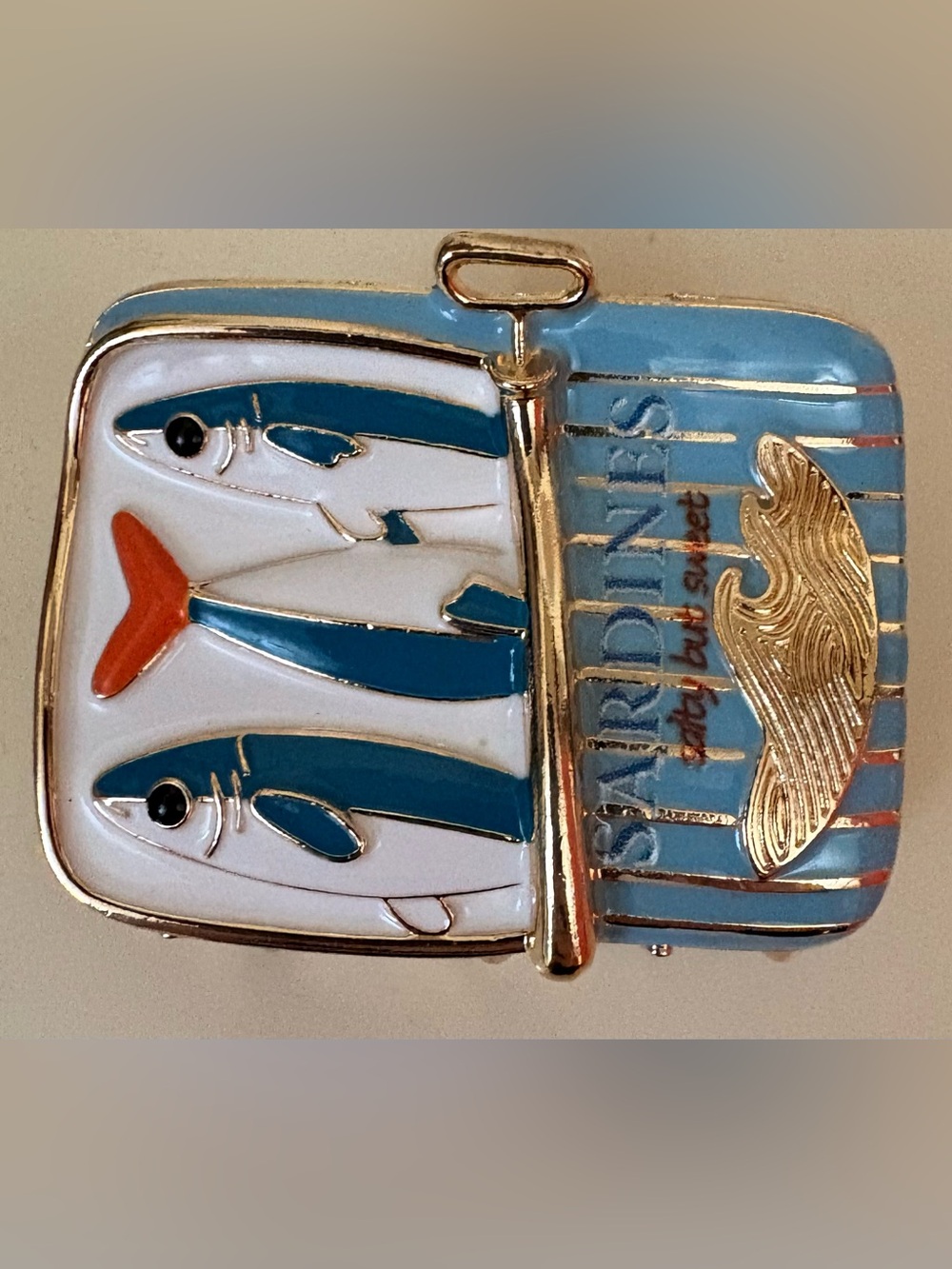 Persimmon Sardines Salty But Sweet Hair Claw Clip